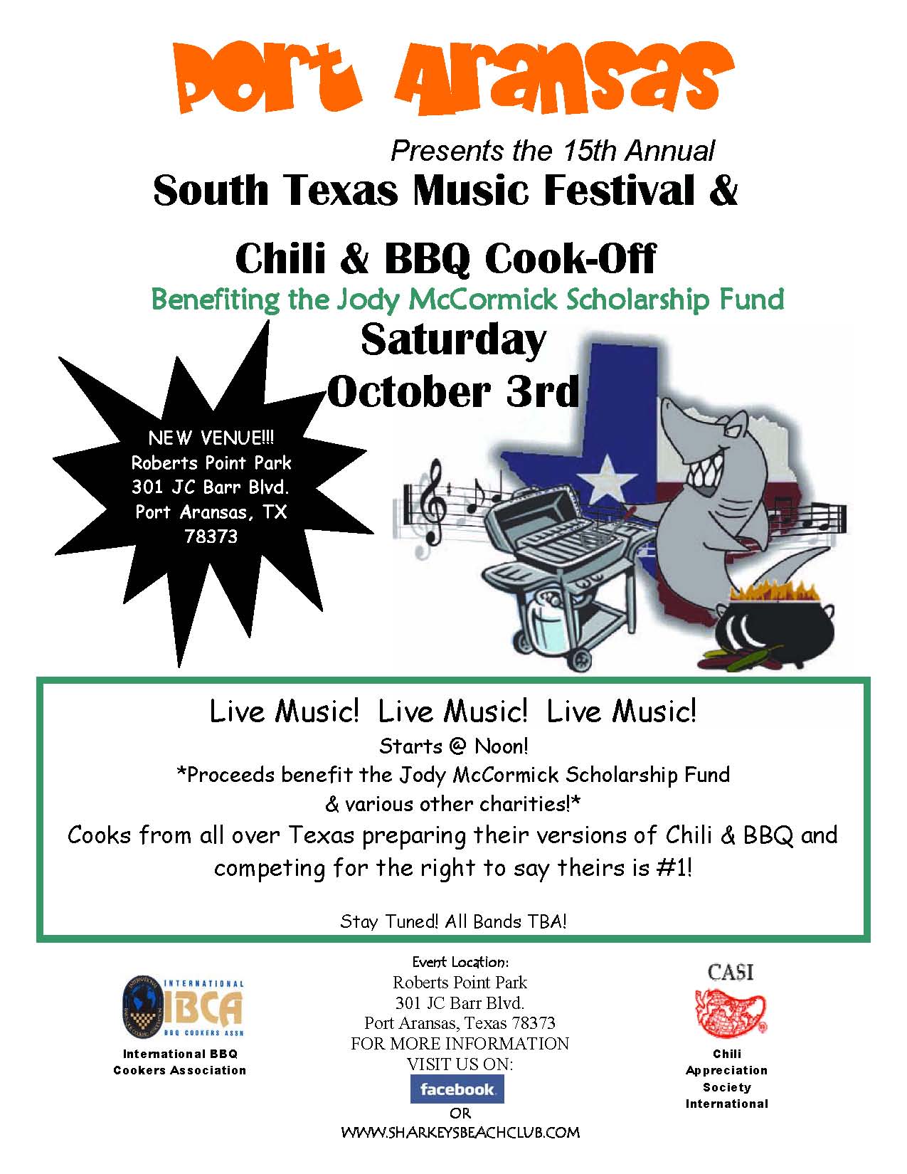 South Texas Music Festival October 3rd, 2015 ! Port Aransas, Texas.